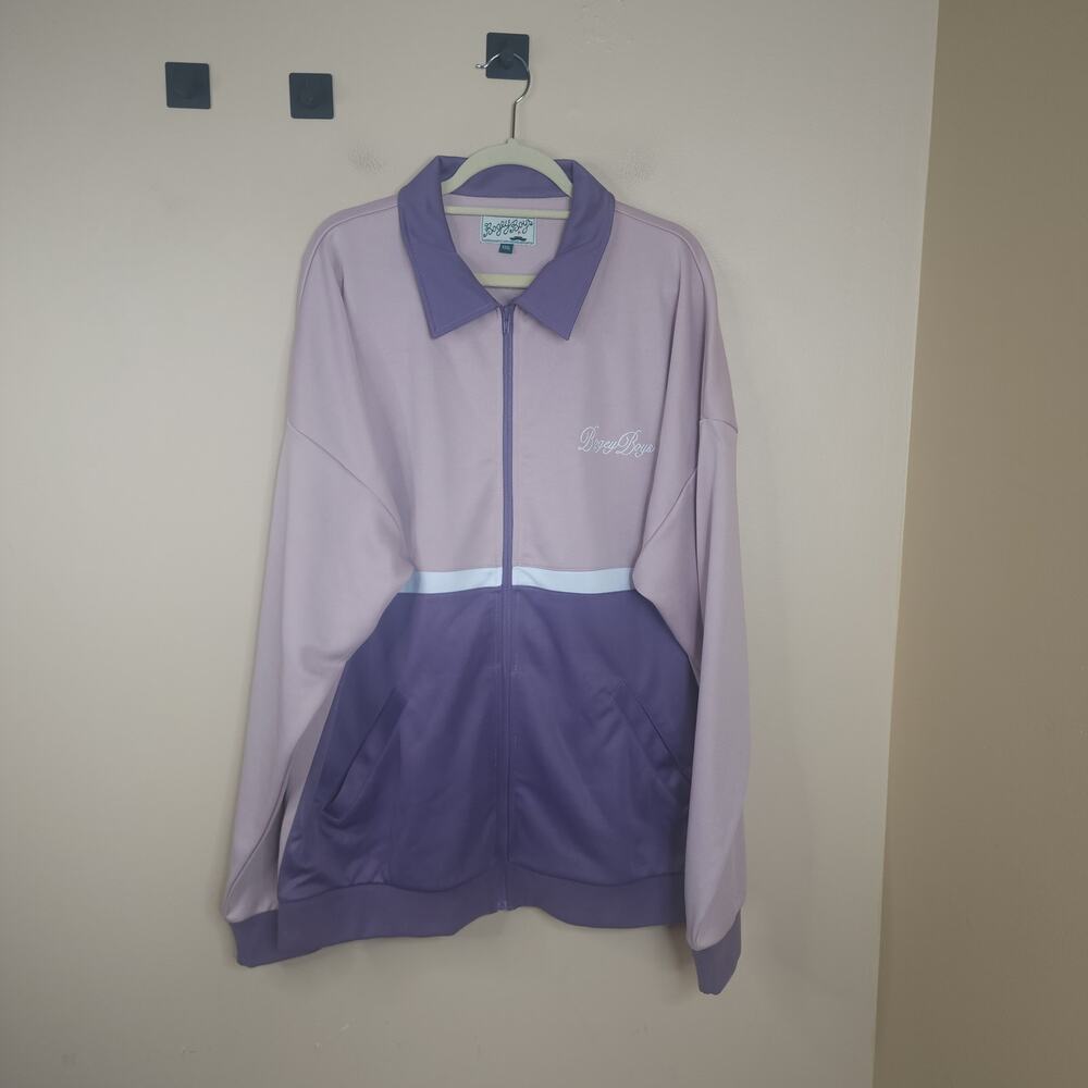 Bogey Boys by Macklemore Mens Tracksuit Jacket 3XL XXXL Purple Golf Athleisure